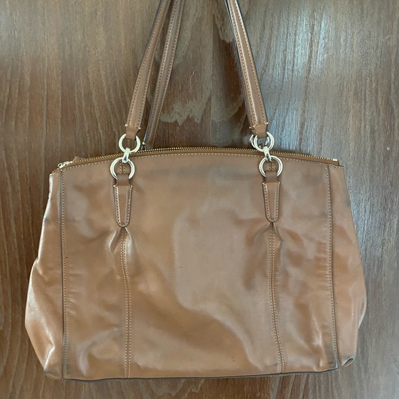 Brown Coach Handbag/Tote - Picture 5 of 10